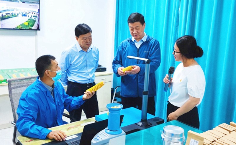 甘肅省地方金融監(jiān)管局、甘肅證監(jiān)局領(lǐng)導(dǎo)蒞臨敦煌種業(yè)調(diào)研指導(dǎo)